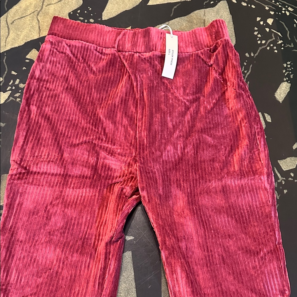 Chocolate Women's Maroon Straight Leg Jeans.